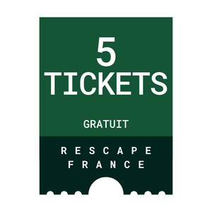 5 tickets concours - Gratuit